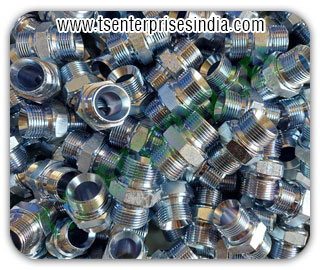 Hydraulic Adaptors Hydraulic Union Hydraulic hose pipe Hex Nipple Hydraulic Hose Pipe Fitting Adaptors manufacturers suppliers in india punjab ludhiana