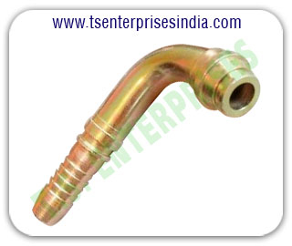 Hydraulic Bends 90 degree Hydraulic Female Bends 45 degree Hydraulic hose pipe fitting Bends manufacturers suppliers in india punjab ludhiana