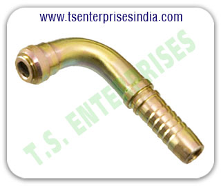 Hydraulic Bends 90 degree Hydraulic Female Bends 45 degree Hydraulic hose pipe fitting Bends manufacturers suppliers in india punjab ludhiana