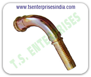 Hydraulic Bends 90 degree Hydraulic Female Bends 45 degree Hydraulic hose pipe fitting Bends manufacturers suppliers in india punjab ludhiana